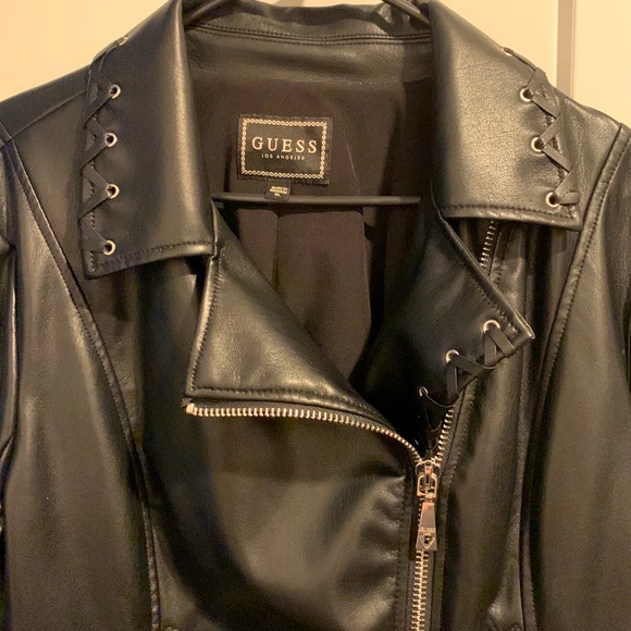 Guess mortar cycle leather jacket - Picture 4 of 4